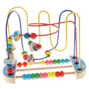 Wooden Around Beads Maze Roller Coaster Educational Toys for Toddler Kids Baby, Colors Shapes Puzzle Learning Games Gifts - Space