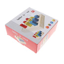 Wooden Geometry Ladder Block - Educational Materials Baby Early Learning Toys Color & Shapes Puzzle Gift