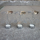 Silver Reindeer Rotating Candle Holder Rotating Tea Light Candle Holder
