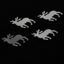 Silver Reindeer Rotating Candle Holder Rotating Tea Light Candle Holder