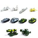 300 Pieces of Plastic Army Men Action Figures, Military Soldier Playset with Tank, Airplane and Artillery, Boys Toy Gift