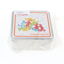 Set of 9 PCS Wooden Animal Shape Blocks Stacking Intelligence Game Kids Educational Toy Birthday Gift