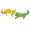 Set of 9 PCS Wooden Animal Shape Blocks Stacking Intelligence Game Kids Educational Toy Birthday Gift