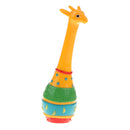 Orange Giraffe Sand Hammer Maraca Percussion Instrument Toy For Baby Toddler