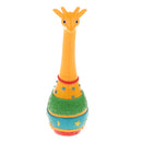 Orange Giraffe Sand Hammer Maraca Percussion Instrument Toy For Baby Toddler