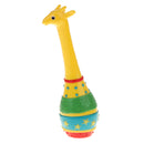 Yellow Giraffe Sand Hammer Maraca Percussion Instrument Toy For Baby Toddler