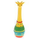 Yellow Giraffe Sand Hammer Maraca Percussion Instrument Toy For Baby Toddler