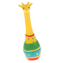 Yellow Giraffe Sand Hammer Maraca Percussion Instrument Toy For Baby Toddler