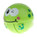 Cute Inertia Nodding Tumbler Animal Doll Wiggle & Crawl Rustling Ball Toy Ring Bell Crawling Early Educational - frog