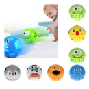 Cute Inertia Nodding Tumbler Animal Doll Wiggle & Crawl Rustling Ball Toy Ring Bell Crawling Early Educational - frog