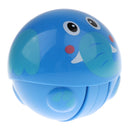 Cute Inertia Nodding Tumbler Animal Doll Wiggle & Crawl Rustling Ball Toy Ring Bell Crawling Early Educational - elephant
