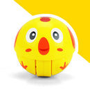 Cute Inertia Nodding Tumbler Animal Doll Toy Sliding Ring Bell Ball Crawling Early Educational - Chicken