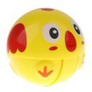 Cute Inertia Nodding Tumbler Animal Doll Toy Sliding Ring Bell Ball Crawling Early Educational - Chicken