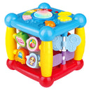 Multi-purpose Electric Musical Cube - Educational Toy Shapes & Color Letter Puzzle Vision & Hear Development Xmas Gifts