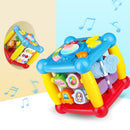 Multi-purpose Electric Musical Cube - Educational Toy Shapes & Color Letter Puzzle Vision & Hear Development Xmas Gifts
