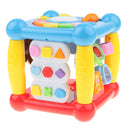 Multi-purpose Electric Musical Cube - Educational Toy Shapes & Color Letter Puzzle Vision & Hear Development Xmas Gifts