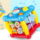 Multi-purpose Electric Musical Cube - Educational Toy Shapes & Color Letter Puzzle Vision & Hear Development Xmas Gifts