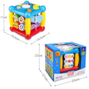 Multi-purpose Electric Musical Cube - Educational Toy Shapes & Color Letter Puzzle Vision & Hear Development Xmas Gifts