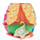 Bright Color Cloth Shoelace Zipper Button Learn Cube Block Toy for Kids Baby Developmental Educational Toy Gift