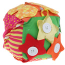 Bright Color Cloth Shoelace Zipper Button Learn Cube Block Toy for Kids Baby Developmental Educational Toy Gift