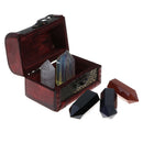 Box Of 5 pieces Crystal Obsidian Quartz Amethyst for Energy Health Cultivation Rock & Mineral Collection Specimens Geology Science Kit Earth Toy