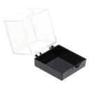 3x3x3.5cm Transparent Dustproof Display Case with Balck Base For Rock & Mineral Collection