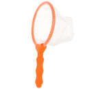 24cm Plastic Butterfly Fish Catching Net Sweep Net, Kids Outdoor Playing Toy - Orange