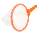 24cm Plastic Butterfly Fish Catching Net Sweep Net, Kids Outdoor Playing Toy - Orange