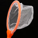 24cm Plastic Butterfly Fish Catching Net Sweep Net, Kids Outdoor Playing Toy - Orange