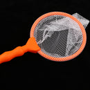 24cm Plastic Butterfly Fish Catching Net Sweep Net, Kids Outdoor Playing Toy - Orange