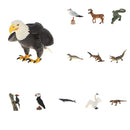 3 Inch Plastic Black-headed Gull Wild Animal Figurine Toy for Kids Toddlers, Kids Birthday Christmas Gift Home Desk Decor