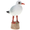 3 Inch Plastic Black-headed Gull Wild Animal Figurine Toy for Kids Toddlers, Kids Birthday Christmas Gift Home Desk Decor