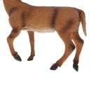 6.9 Inch Plastic White-tailed Deer Wild Animal Figurine Toy for Kids Toddlers, Kids Birthday Christmas Gift Home Desk Decor