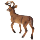 6.9 Inch Plastic White-tailed Deer Wild Animal Figurine Toy for Kids Toddlers, Kids Birthday Christmas Gift Home Desk Decor