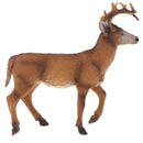 6.9 Inch Plastic White-tailed Deer Wild Animal Figurine Toy for Kids Toddlers, Kids Birthday Christmas Gift Home Desk Decor