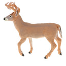 6.9 Inch Yellow White-tailed Deer Wild Animal Figurine Toy for Kids Toddlers, Kids Birthday Christmas Gift Home Desk Decor