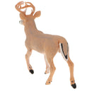 6.9 Inch Yellow White-tailed Deer Wild Animal Figurine Toy for Kids Toddlers, Kids Birthday Christmas Gift Home Desk Decor