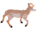 6.9 Inch Yellow White-tailed Deer Wild Animal Figurine Toy for Kids Toddlers, Kids Birthday Christmas Gift Home Desk Decor