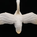 White Plastic Swan Animal Figurine Toy for Kids Toddlers, Children Birthday Christmas Gift Home Decor