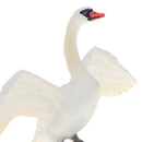 White Plastic Swan Animal Figurine Toy for Kids Toddlers, Children Birthday Christmas Gift Home Decor
