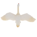 White Plastic Swan Animal Figurine Toy for Kids Toddlers, Children Birthday Christmas Gift Home Decor