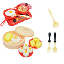 18-piece Kitchen Pretend Play Breakfast Cooking Set Educational Toy For Kids