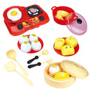 18-piece Kitchen Pretend Play Breakfast Cooking Set Educational Toy For Kids