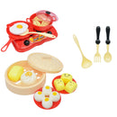 18-piece Kitchen Pretend Play Breakfast Cooking Set Educational Toy For Kids