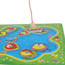 Kids Baby Developmental Wooden Magnetic Fishing Game Puzzles Set Color & Shape Cognition Toy