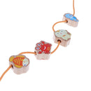 2-in-1 Wooden Cartoon Jigsaw Puzzles Blocks Board & Beads Threading Educational Toy Play Activity- Marine