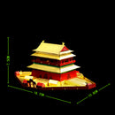 History Architecture 3D Metal Puzzle Jigsaw - Chinese Beijing Gulou Drum Tower Statue Building Model Toy Home Decor Souvenirs