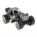 6 Pieces Kids Toy Model Alloy Diecast Car 1:64 Vehicle Model Set Collection Gift - Army Cars