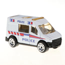 6 Pieces Kids Toy Model Alloy Diecast Car 1:64 Vehicle Model Set Collection Gift - Police Cars