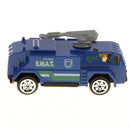 6 Pieces Kids Toy Model Alloy Diecast Car 1:64 Vehicle Model Set Collection Gift - Police Cars
